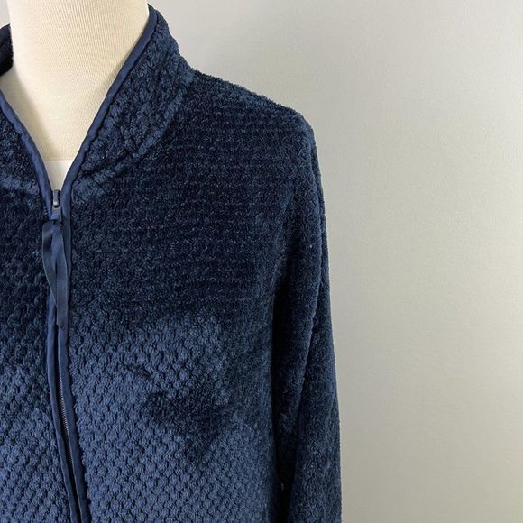 🌿4/$35🌿 GEORGE Blue Zip Up Robe (M) - Picture 3 of 8